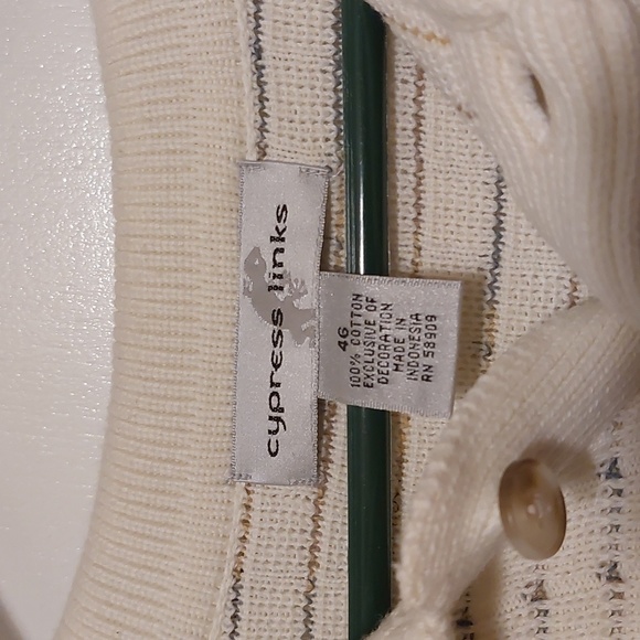 Men's Vintage Golf Sweater - Picture 3 of 5